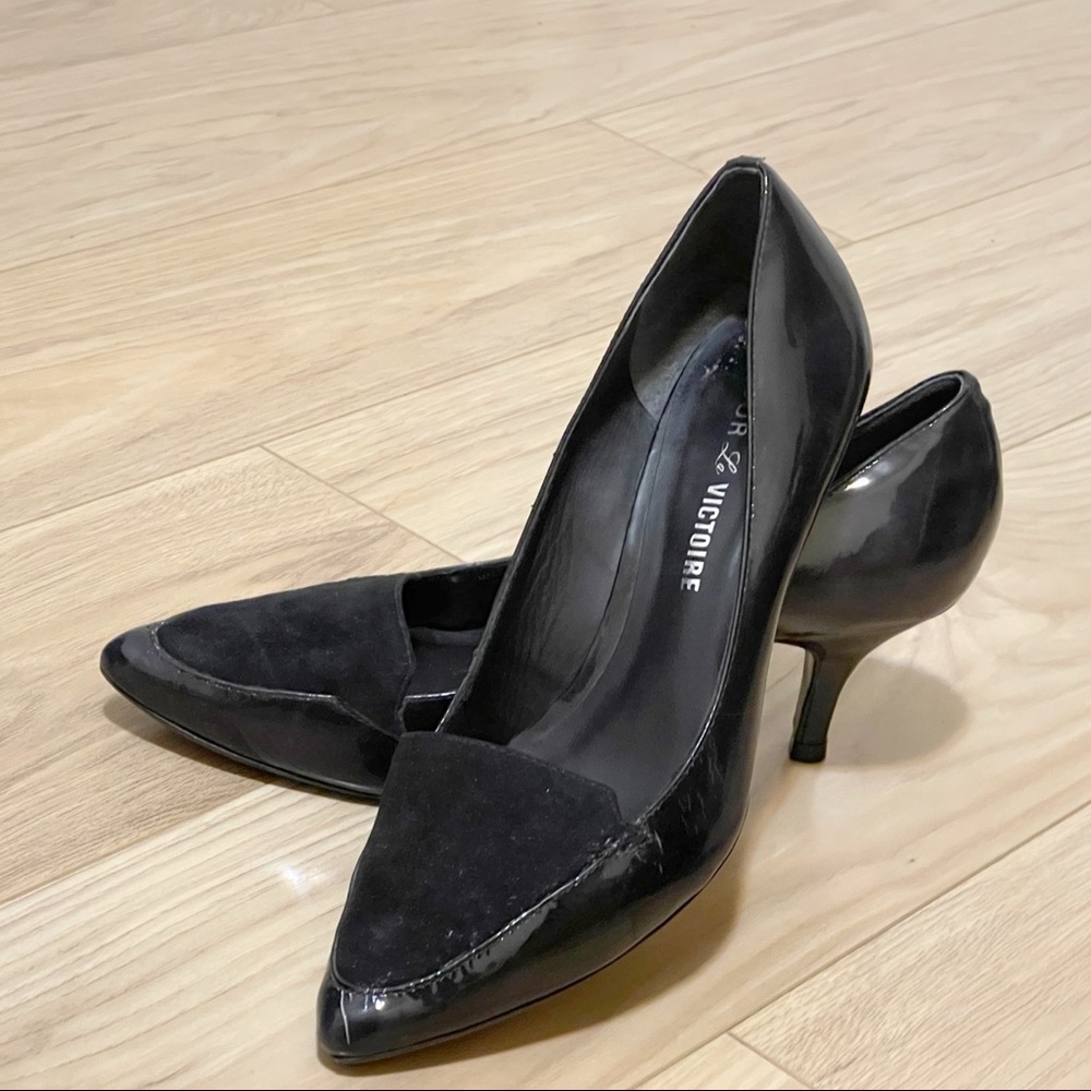 Pour la Victoire leather pumps